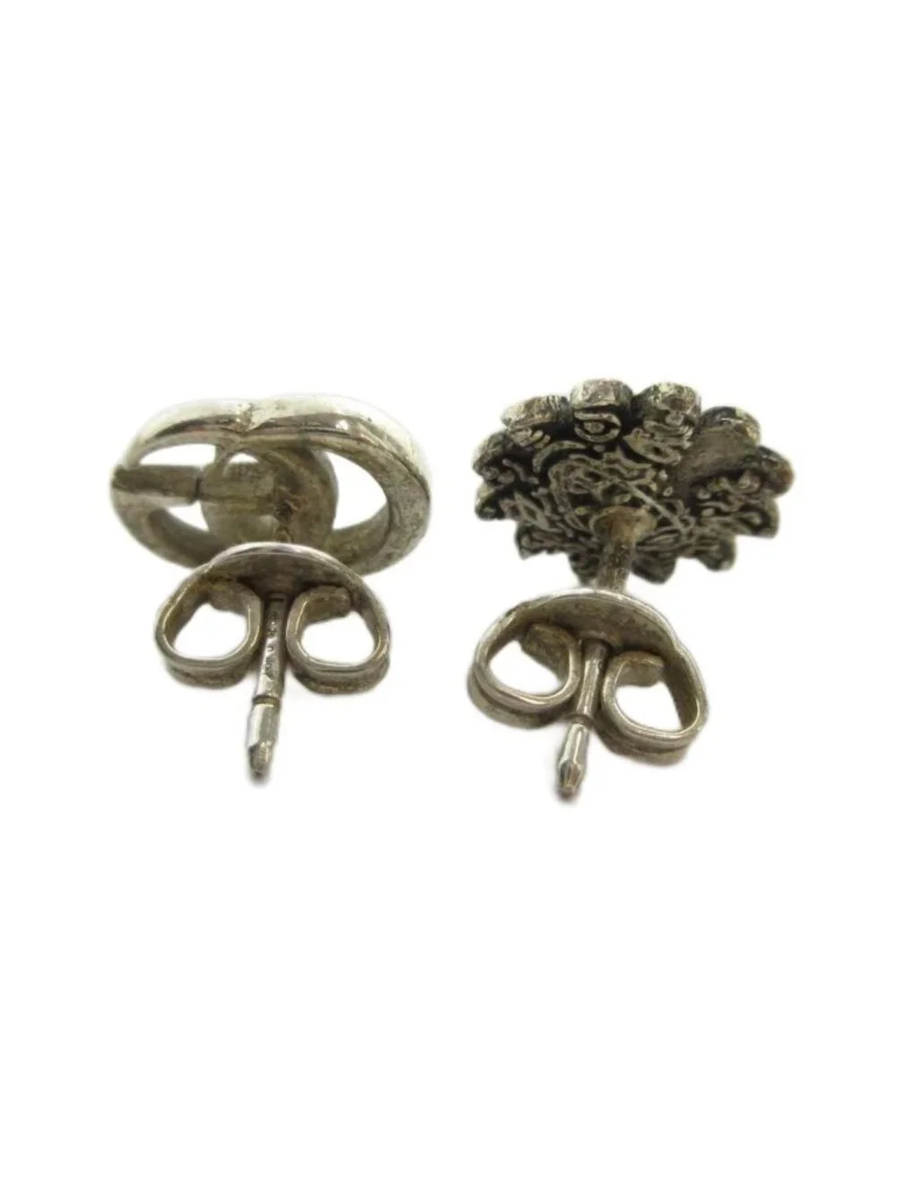 Gucci Earrings Logo Silver